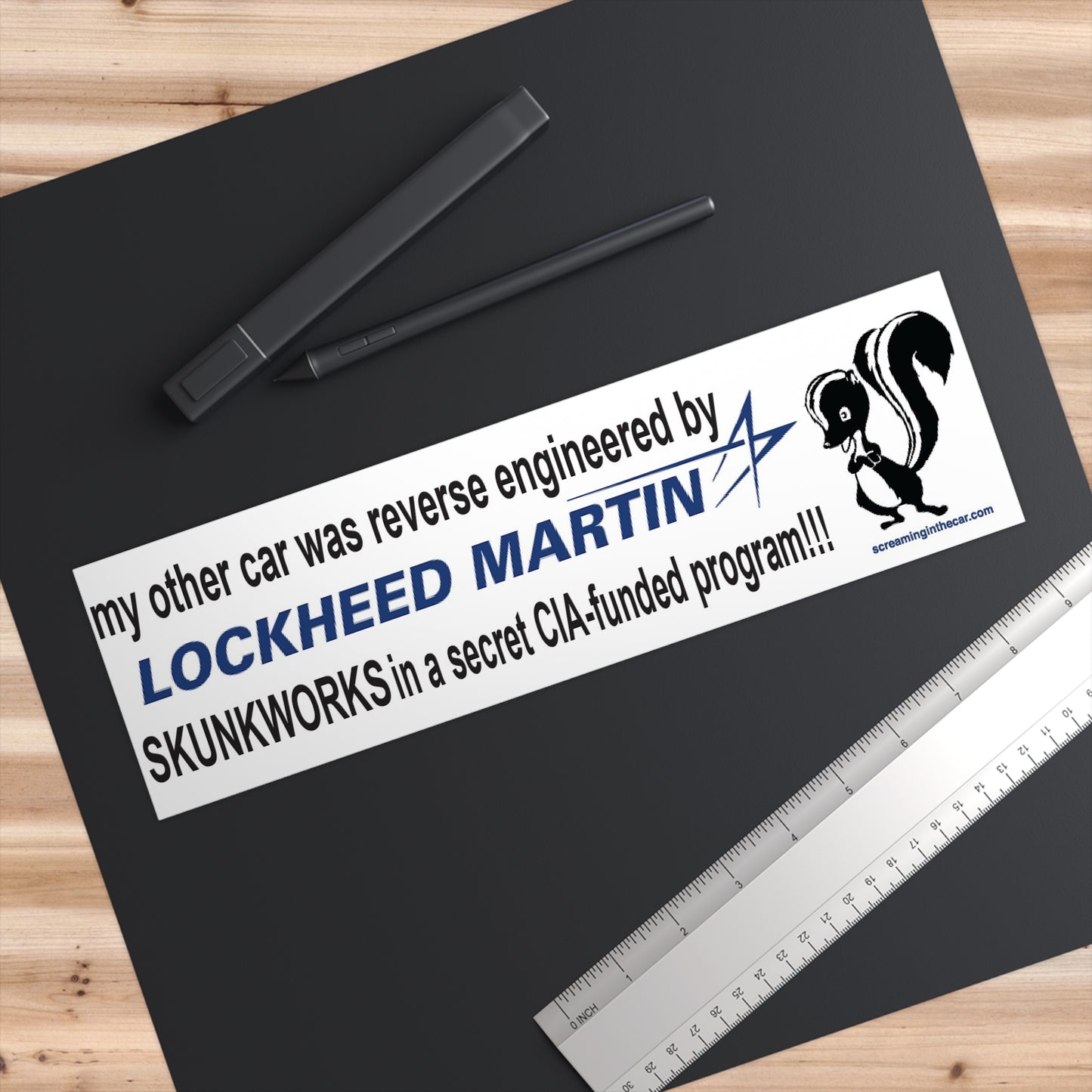reverse engineered bumper sticker
