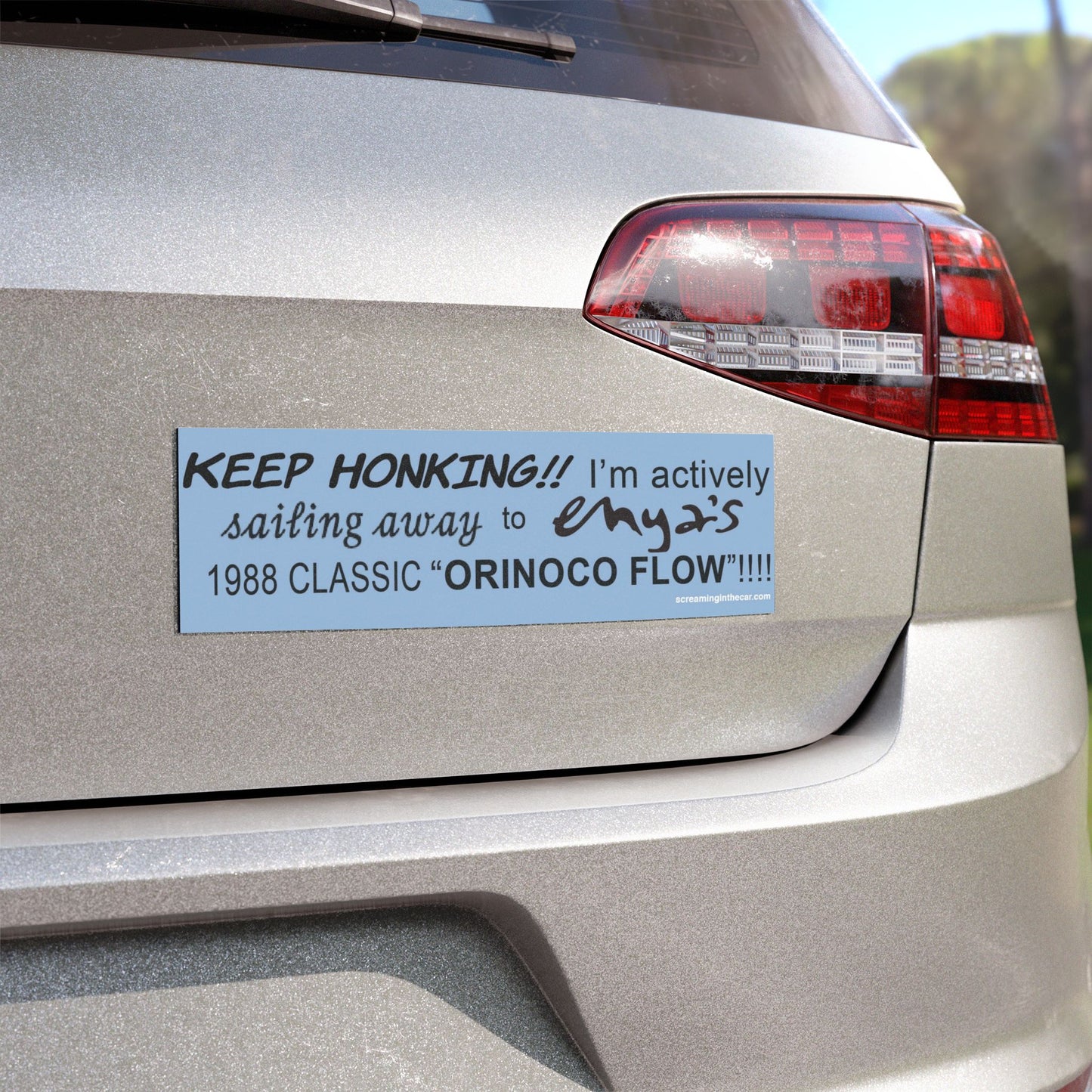 sailing away 2 enya bumper magnet