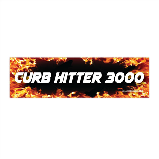 curb hitter 3000 bumper sticker