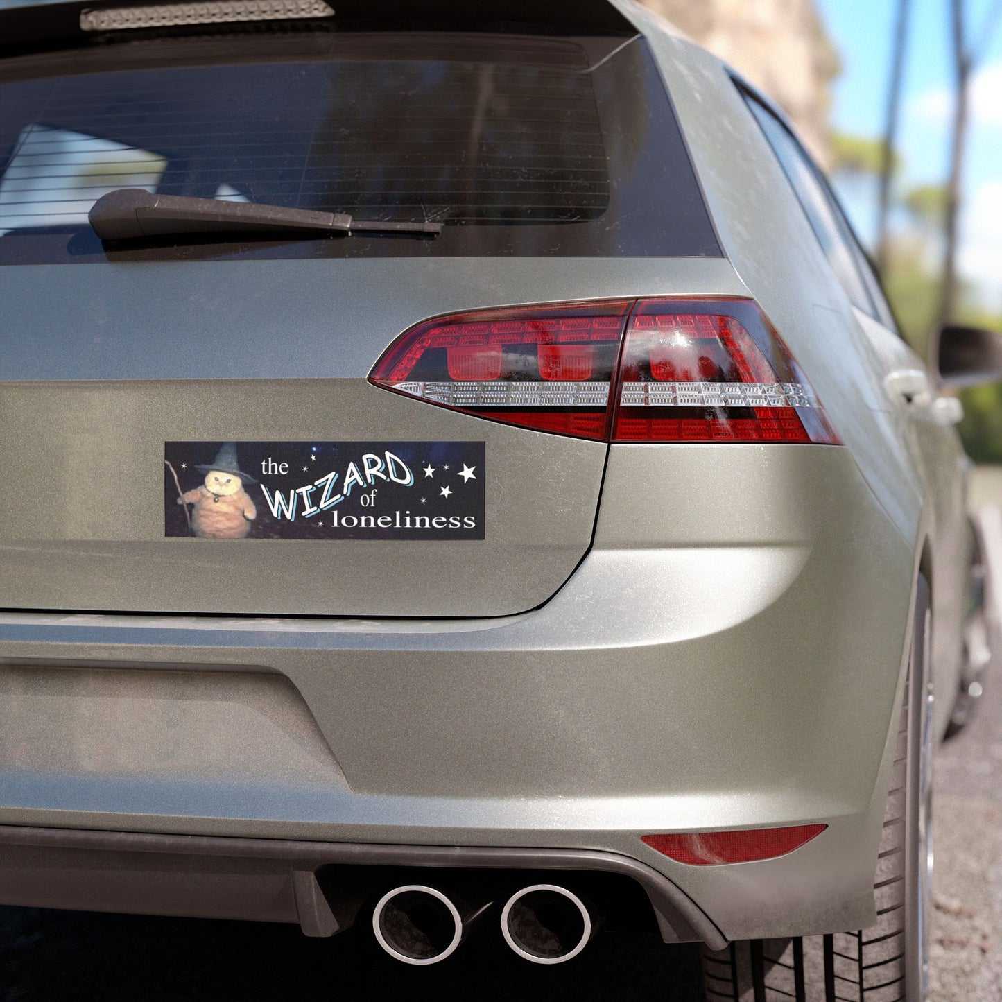 Wizard of Loneliness Car Bumper Magnet