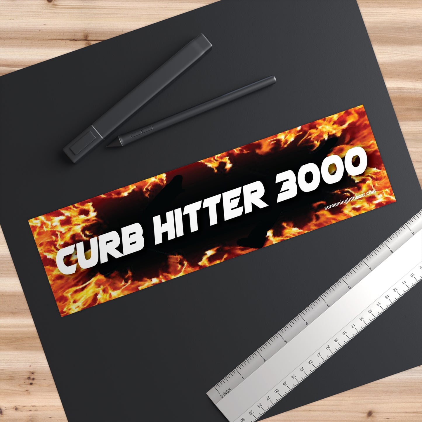 curb hitter 3000 bumper sticker