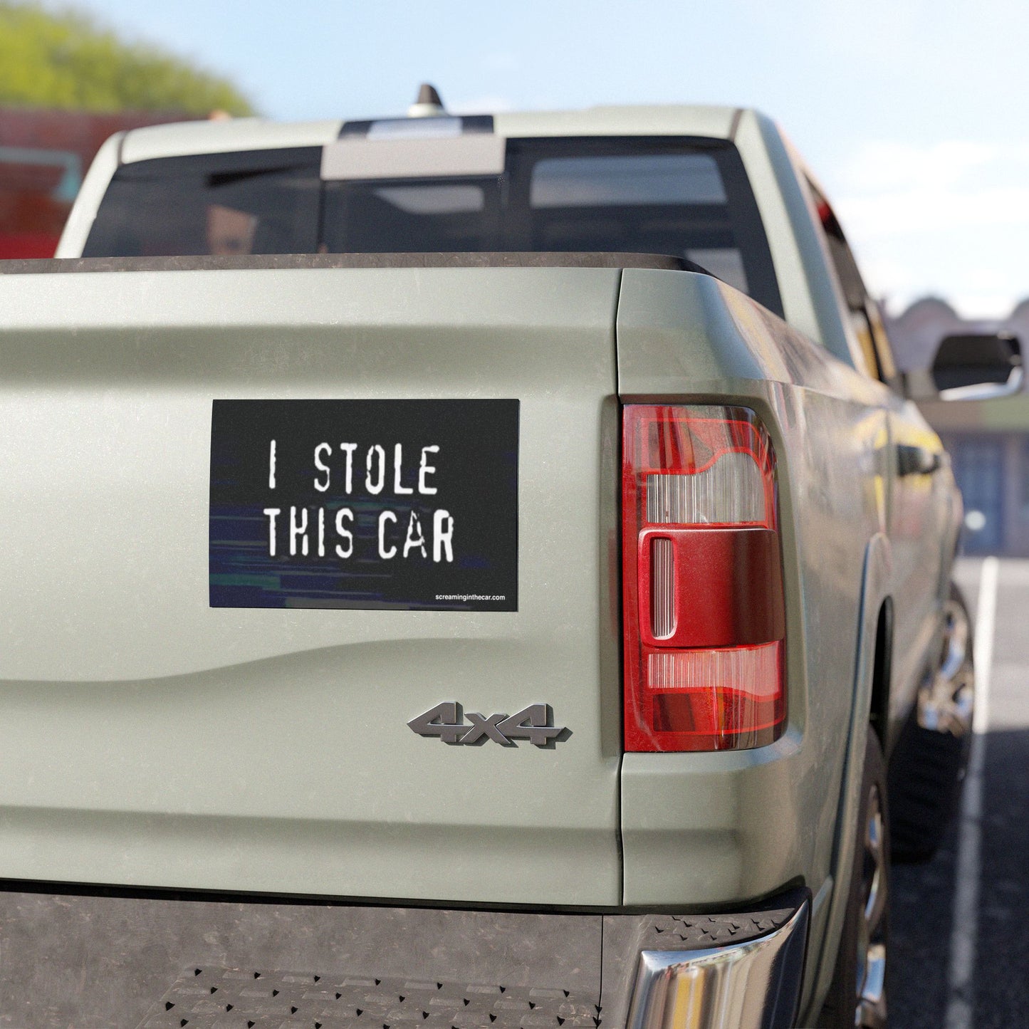 i stole this car bumper magnet