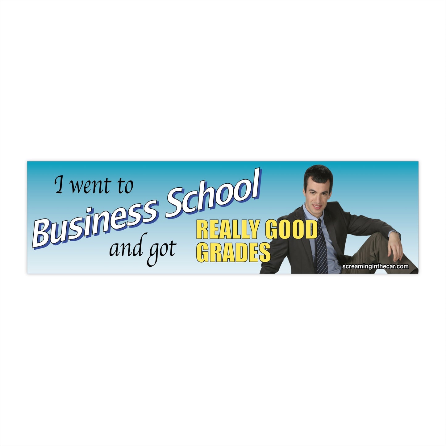 Really Good Grades Bumper Sticker