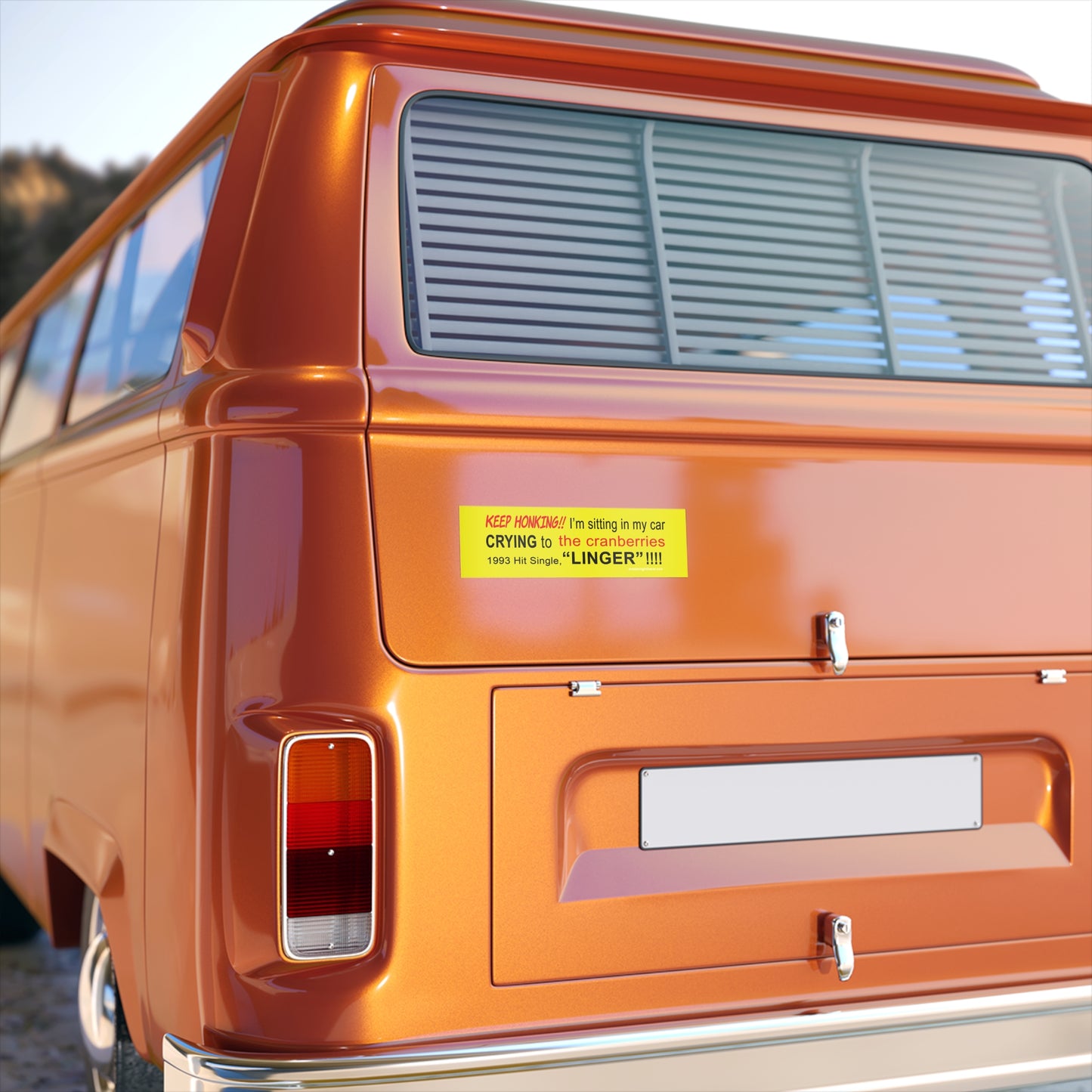 Linger Bumper Sticker
