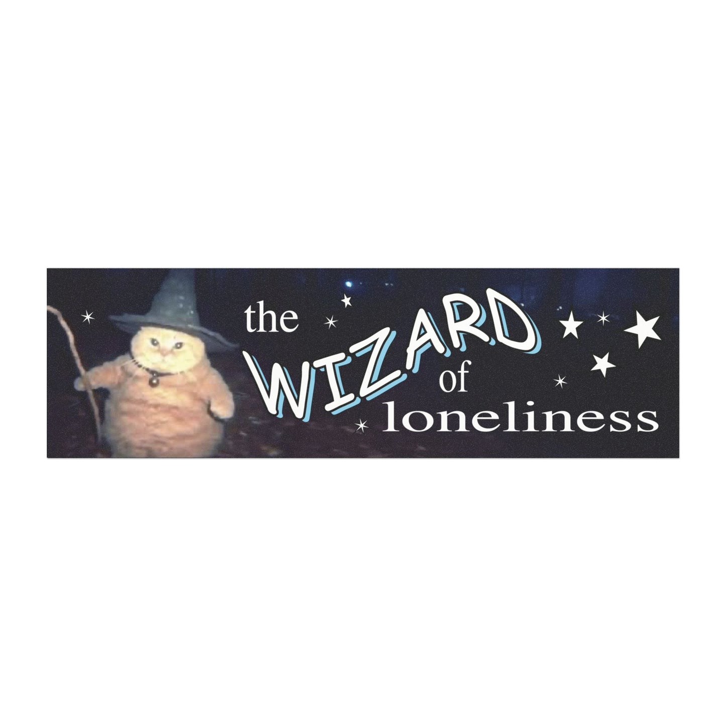 Wizard of Loneliness Car Bumper Magnet