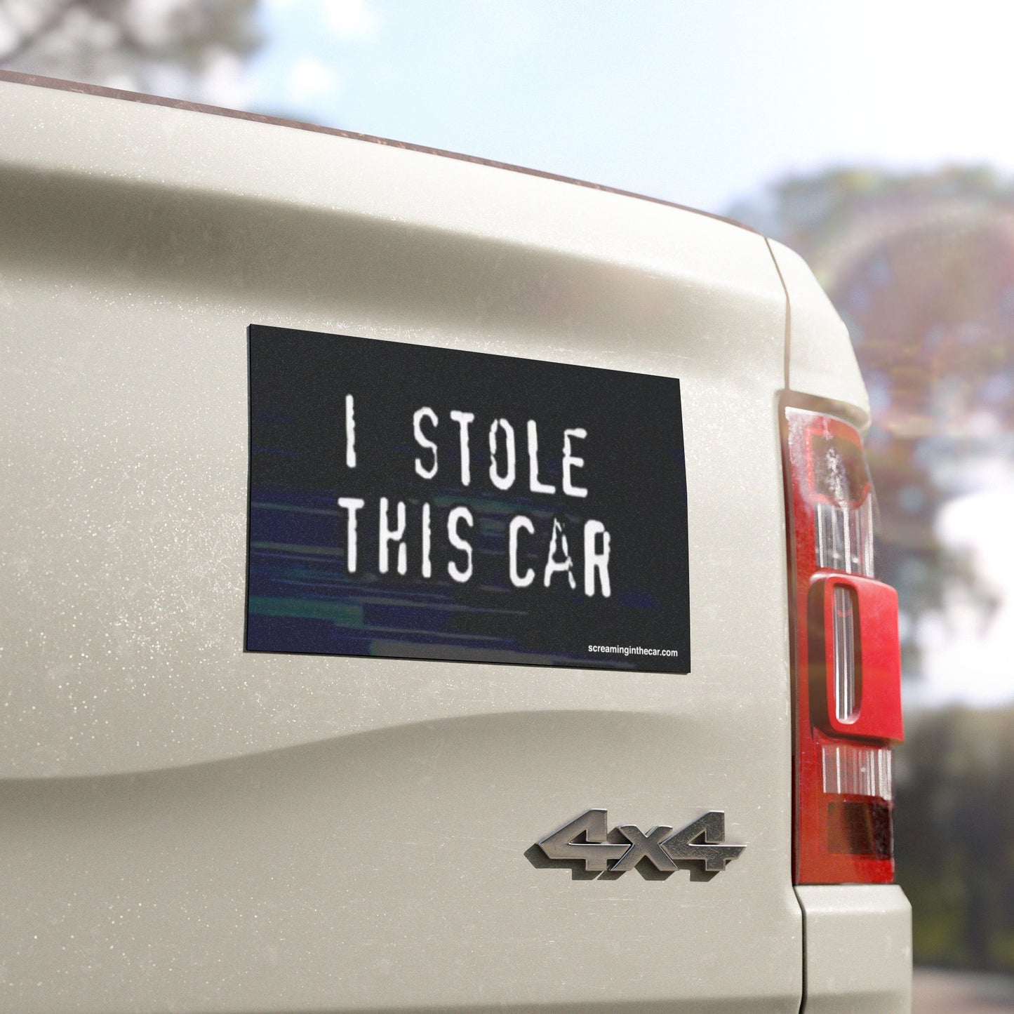 i stole this car bumper magnet