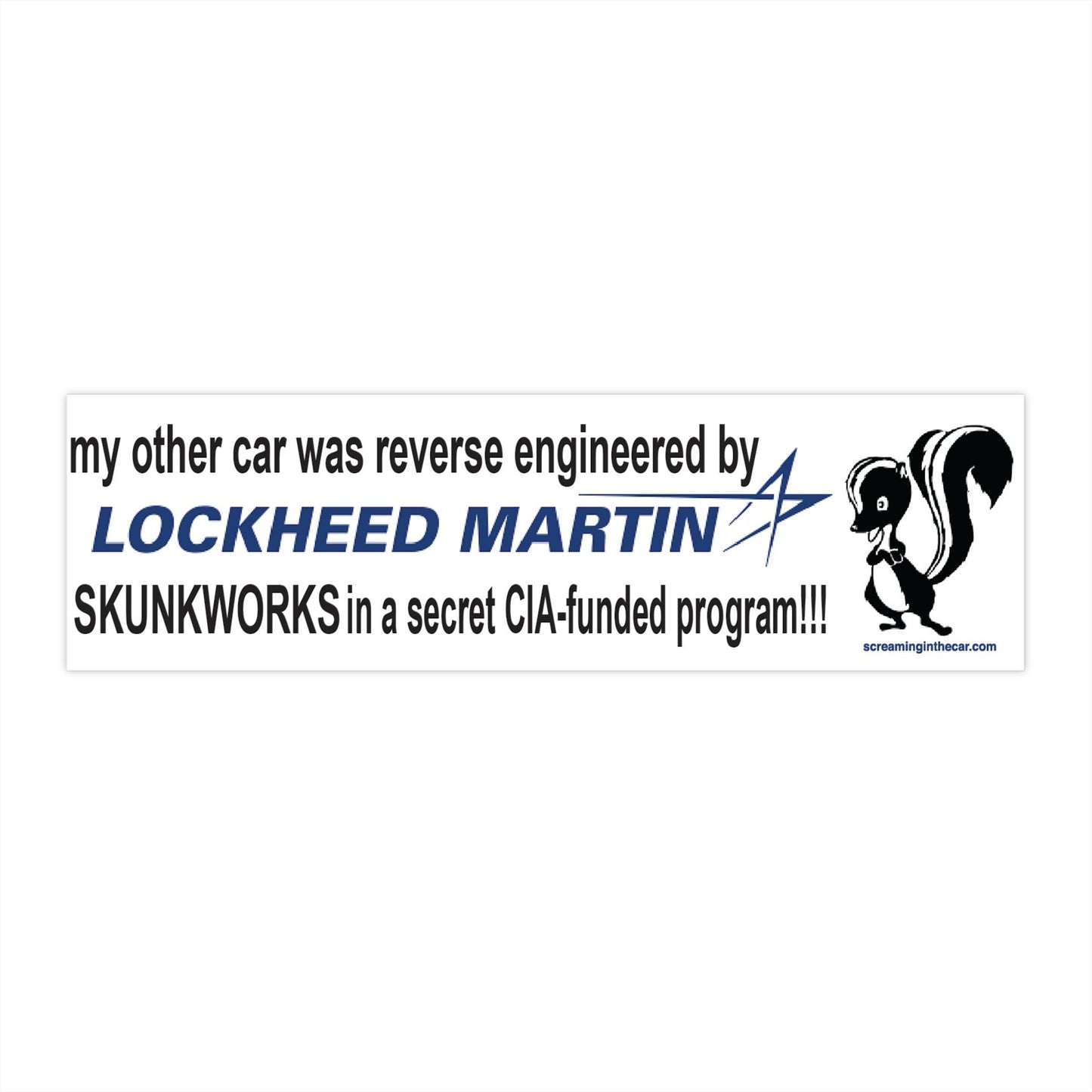 reverse engineered bumper sticker